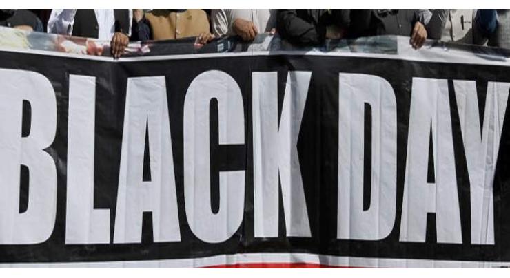 Black day observed in Southern Punjab against Indian illegal occupation of Kashmir
