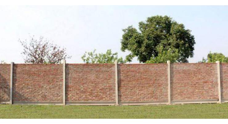 Construction of boundary wall in Alpuri graveyard inaugurated
