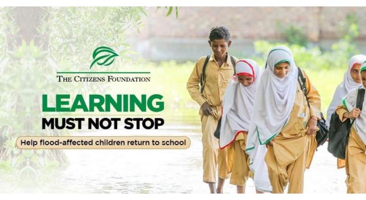 TCF urges to save education of flood-affected children
