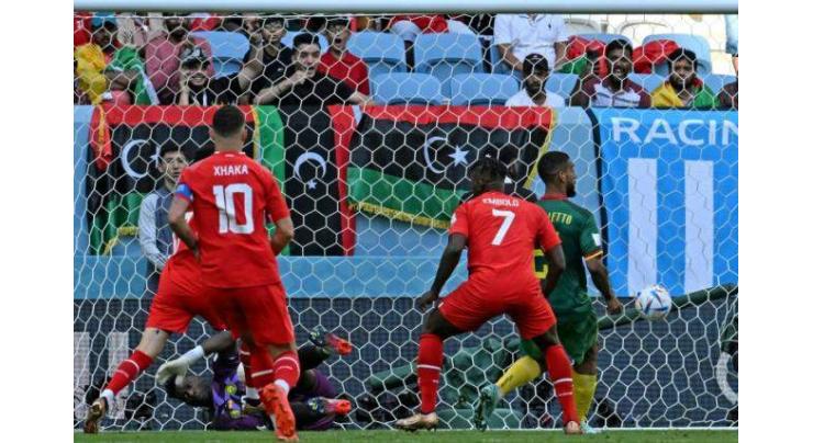 Embolo lifts Swiss to win over Cameroon at World Cup
