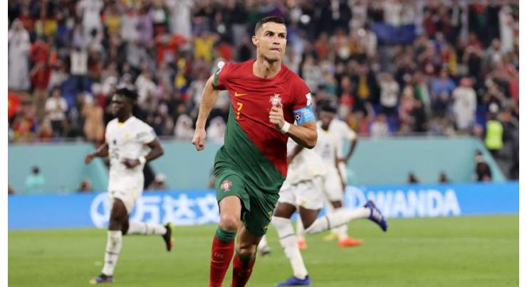 Cristiano Ronaldo becomes first man to score in five World Cups
