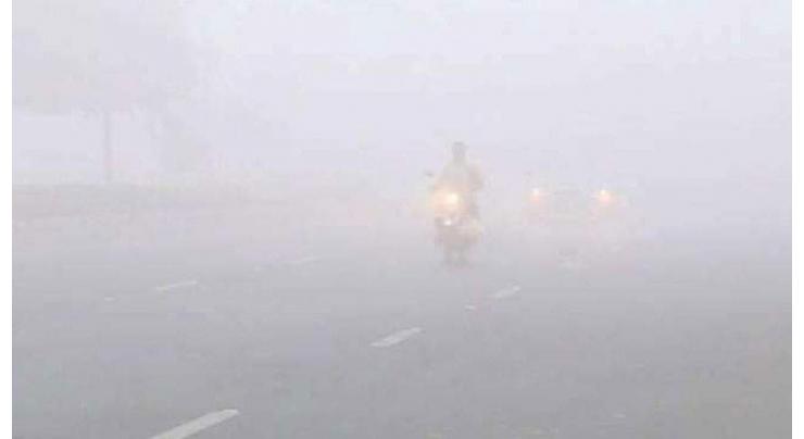 Foggy conditions likely to prevail over plain areas of Punjab:PMD
