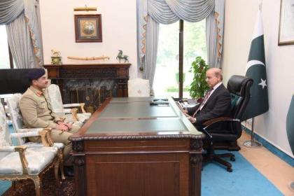 COAS General Asim Munir calls on Prime Minister
