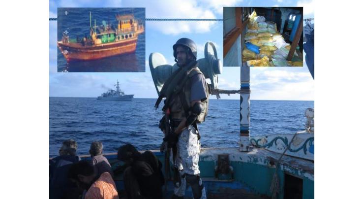 Pakistan Navy Seizes Huge Cache Of Drugs Worth 8.6 Billion Rupees At Sea