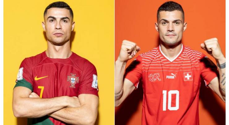 Portugal v Switzerland World Cup starting line-ups
