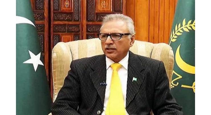 Pakistan committed to eliminate corruption; promote transparency, accountability: President
