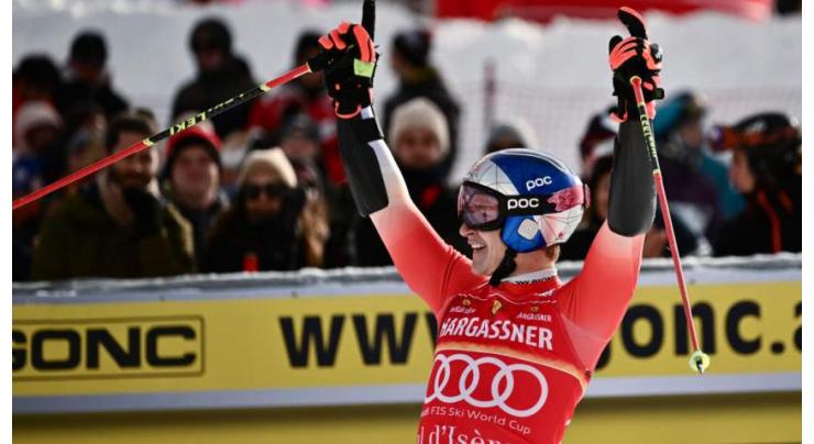 Magisterial Odermatt wins Val D'Isere giant slalom
