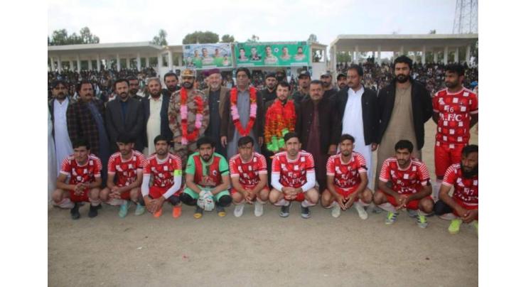 FC organizes All Balochistan Lt. Gen Sarfraz (Shaheed) Football Tournament in Loralai
