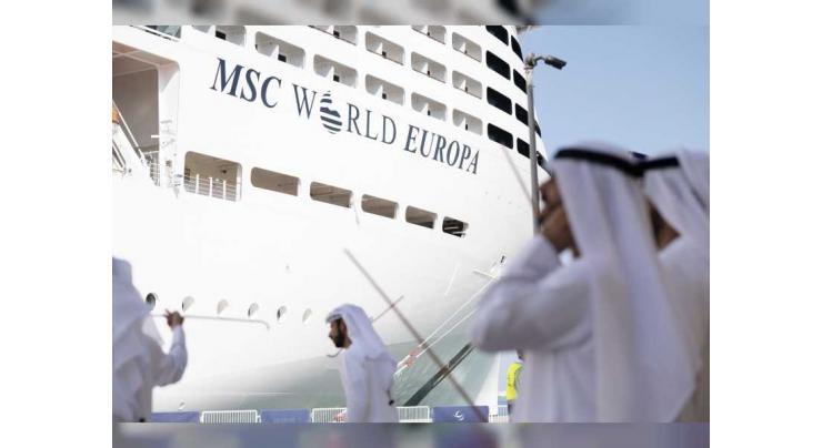 Mina Rashid welcomes MSC World Europa’s 1st ever call in Middle East