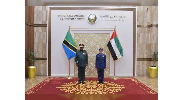 Chief of Staff of UAE Armed Forces receives Tanzanian counterpart
