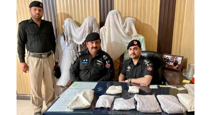 Police seize 36 kg Hashish, 5 kg heroin in Peshawar 
