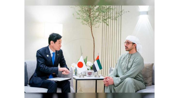 Sheikh Abdullah receives Japan&#039;s Minister of Economy, Trade and Industry