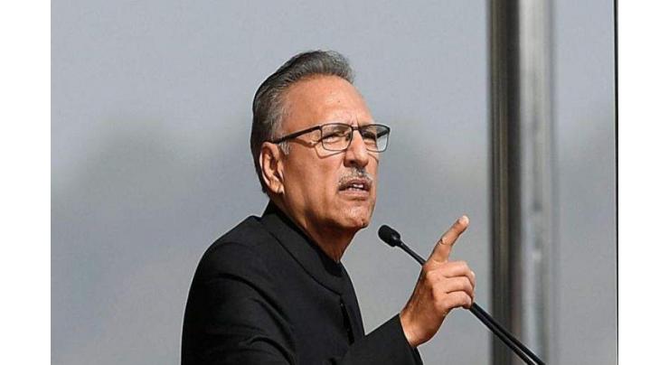 President Dr Arif Alvi urges state organs, business community to jointly resolve economic issues
