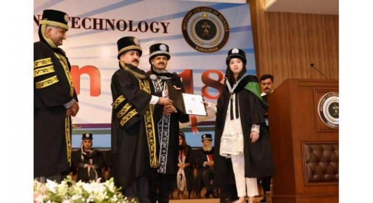NUST Military College of Signals awards degrees to 348 graduates

