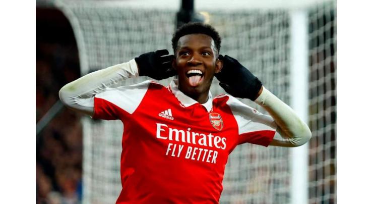 Nketiah winner sees Arsenal past Man Utd, Haaland hat-trick tames Wolves
