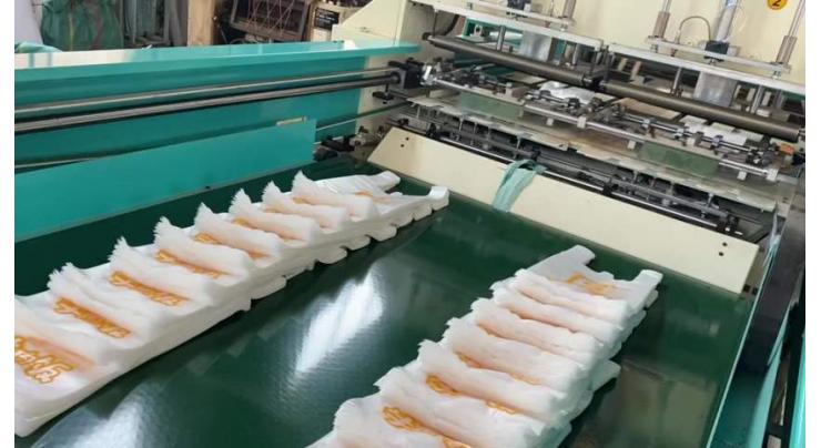 Plastic polythene bags manufacturing unit sealed
