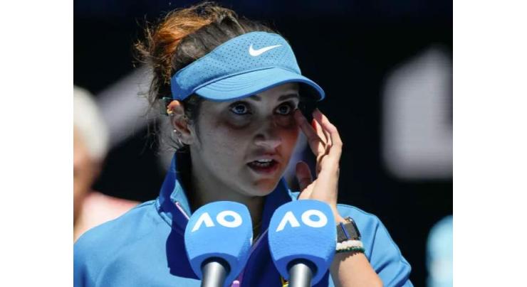 Sania Mirza burst into tear in post-match presentation ceremony