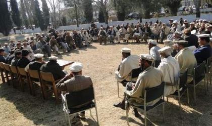 Jirga of Bajaur Peace Action Committee meet DC, DPO
