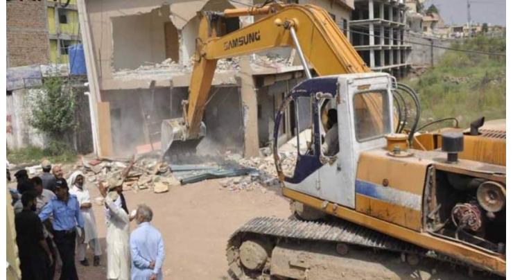 CDA demolishes illegal structures from IJP Road
