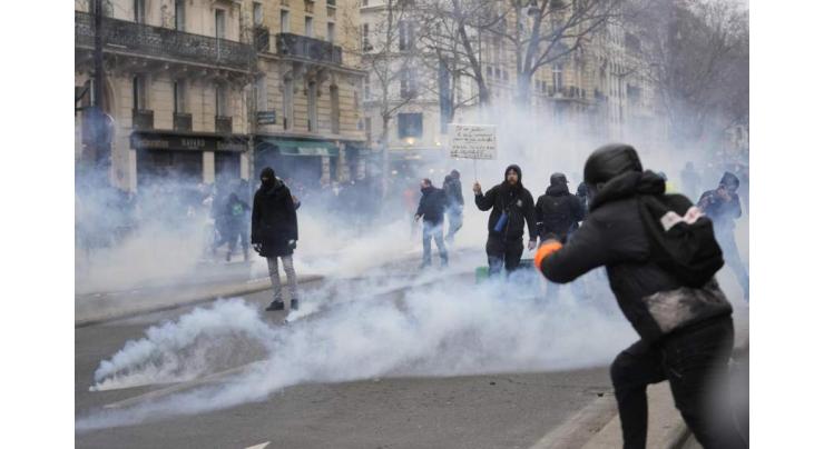French mass protests challenge Macron over pensions plan
