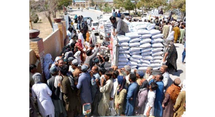 Balochistan govt establishes sale points of flour to ensure flour at fixed price
