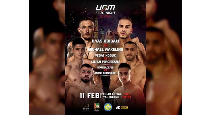 UAM Fight Night K1 Pro Kickboxing Championship begins 11 February with Wakeling-Habibali main event