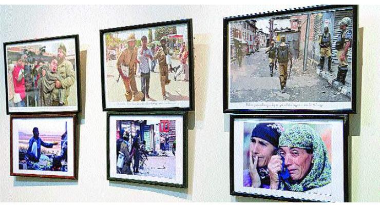 Photo exhibition in connection with Kashmir Solidarity Day held at Arts Council
