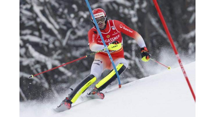Zenhaeusern wins Chamonix slalom, Ginnis grabs first podium for Greece
