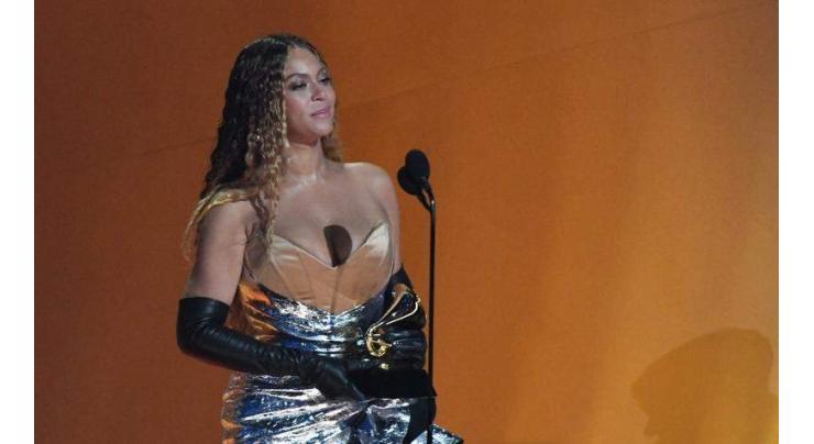 Beyonce breaks record for lifetime Grammy wins
