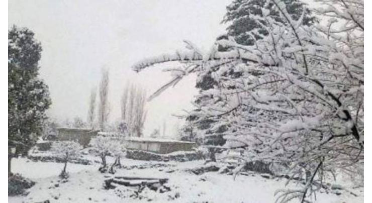 Galyat and Thandyani receive 8 inches of snow during 8th spell
