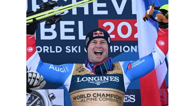 Local hero Pinturault revels in combined gold on home snow
