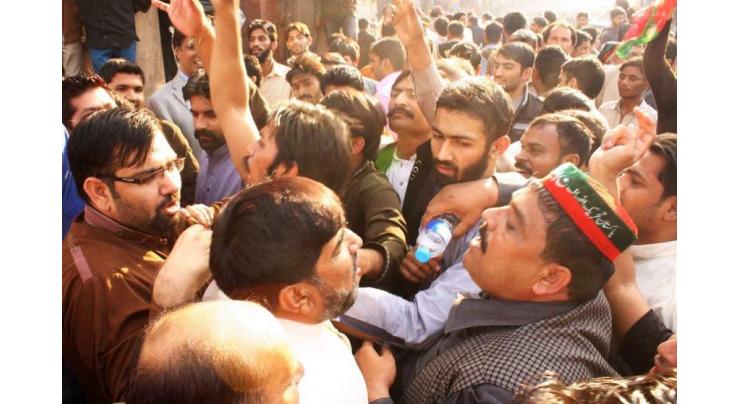 PMLN, PTI leaders along with supporters arrested over brawl
