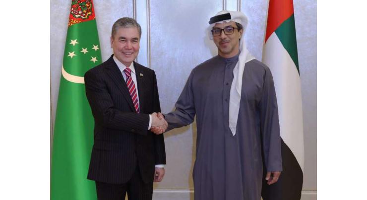 Mansour bin Zayed receives Chairman of People&#039;s Council of Turkmenistan