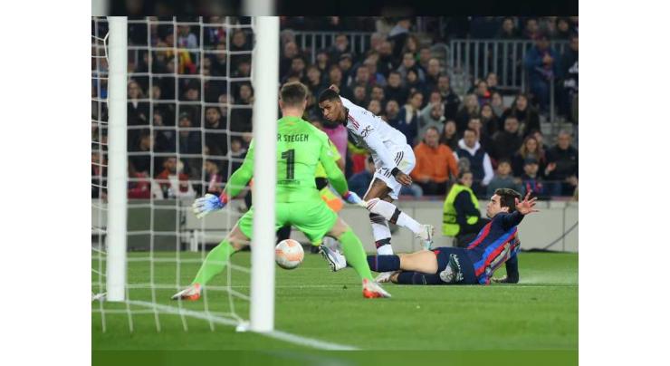 Barca, Man United Europa League thriller ends in 2-2 draw