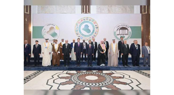 Saqr Ghobash calls for greater parliamentary coordination at Arab Inter-Parliamentary Union meeting
