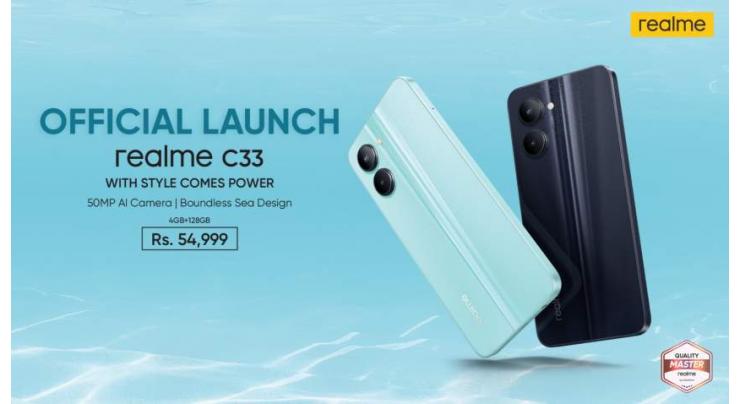 realme Launches realme C33 as a Stylish Budget King, Offering a Unique Design and Segment-only 50MP Camera