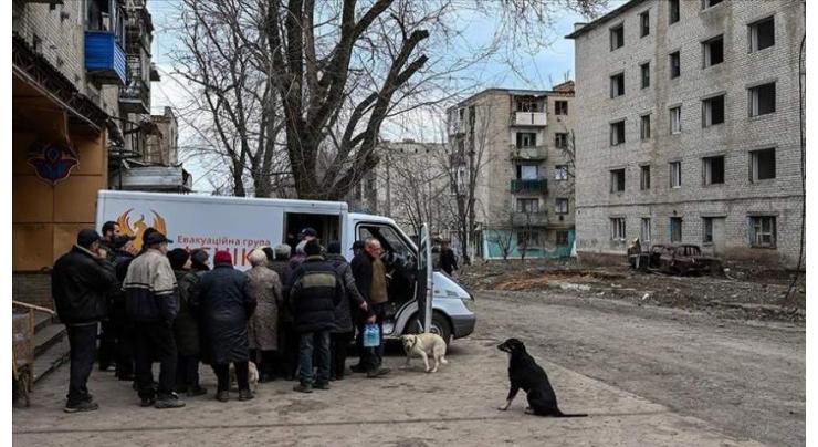 Evacuation of civilians continues in Ukraine's Donetsk region
