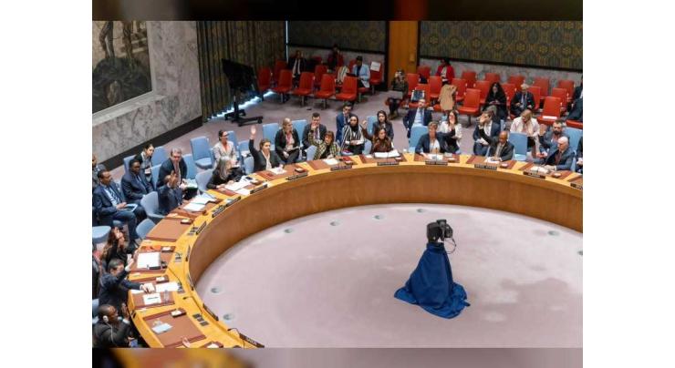 UN Security Council unanimously adopts resolutions on Afghanistan coordinated by UAE and Japan