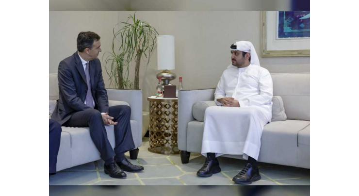 Maktoum bin Mohammed meets with President and CEO of JLL