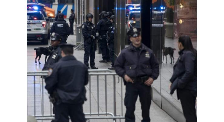 New York Police Increased Its Presence in Five Boroughs to Prevent Possible Trump Protests