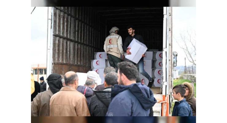 ERC distributes Ramadan baskets to quake-affected people in Syria