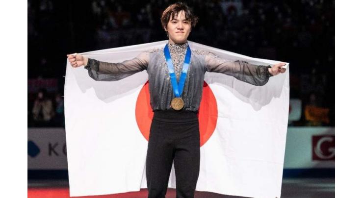 Japan's Uno retains world figure skating title
