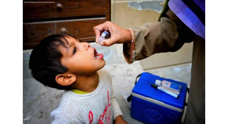 17.41 million children vaccinated in first phase of Polio drive
