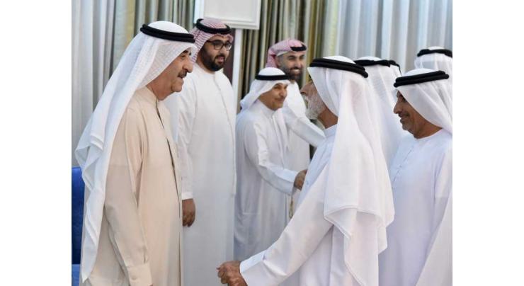 Umm AL Qaiwain Ruler receives Ramadan well-wishers