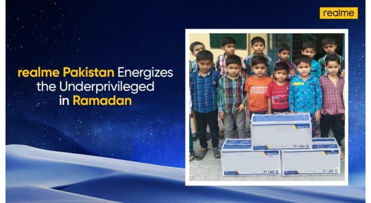 realme Pakistan Energizes the Underprivileged in Ramadan