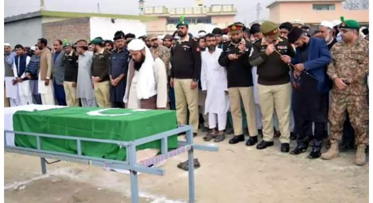 Sepoy Irshad Ullah Shaheed laid to rest with full military honour

