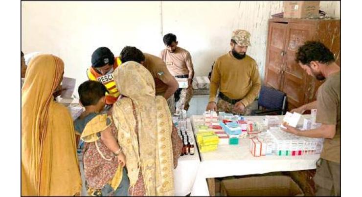 One-day free medical camp organized in Larkana city

