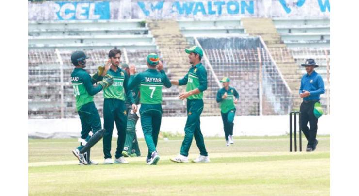 Hamza, Shahzaib half-centuries give Pakistan U19 80-run win
