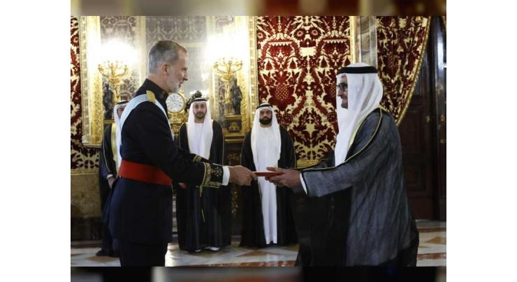 UAE ambassador presents credentials to King of Spain