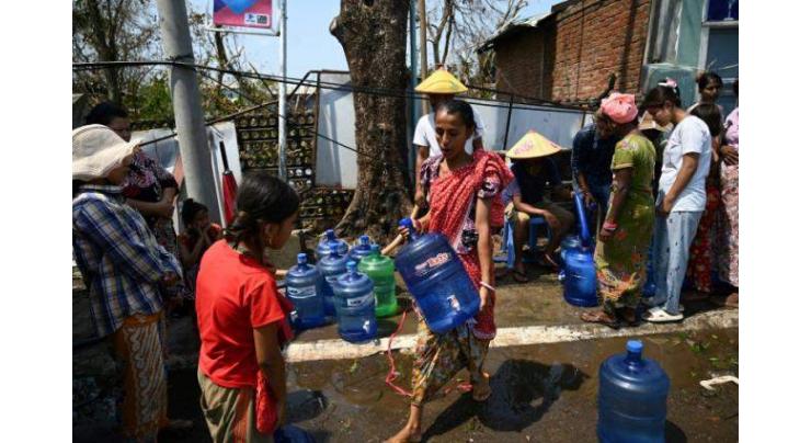 Myanmar residents hunt for water as UN asks junta for access
